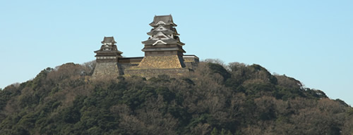 米子城の合成写真1